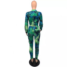 Load image into Gallery viewer, Floral Green leggings set
